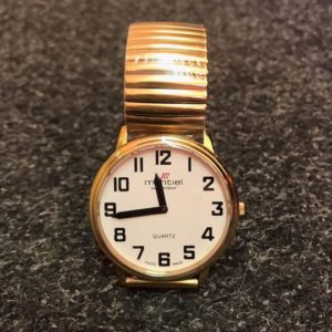 Seculus – hodinky s veľkým ciferníkom (zlaté)